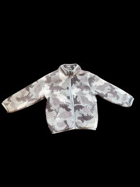 Children's Place Dinosaur Camo Sherpa Jacket